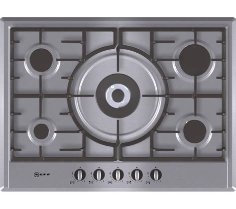 neff t25s56n0gb gas hob stainless steel